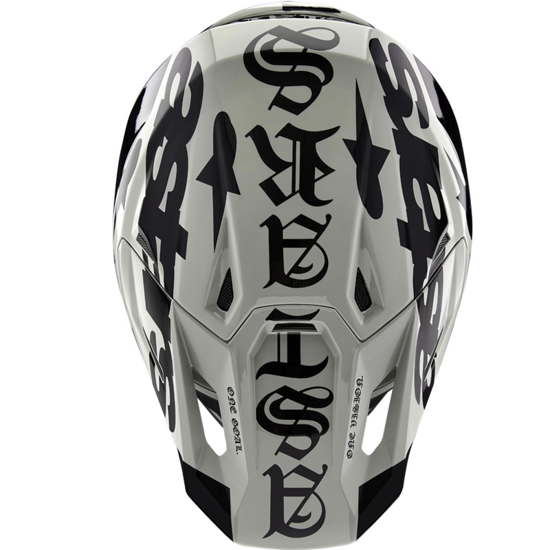 Casco de motocross Alpinestars Supertech S-M7 edición limitada Wolf Dust negro arena