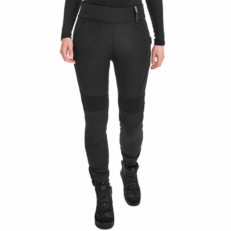 Pantalones de moto largos para mujer Shima Vesper negros