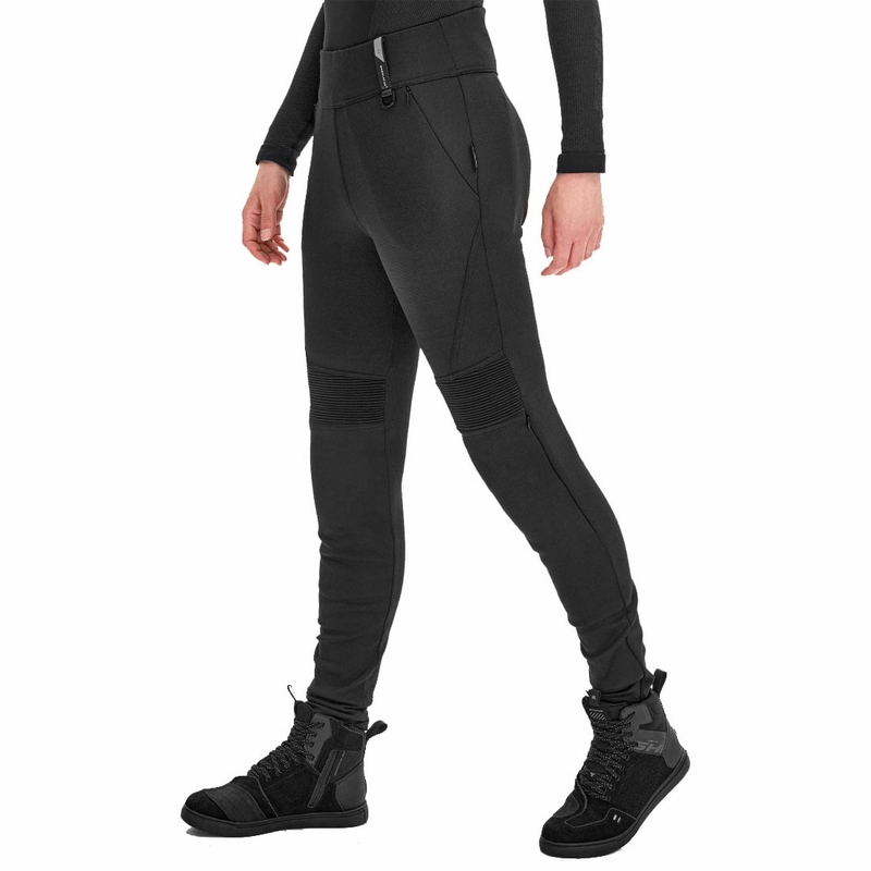 Pantalones de moto largos para mujer Shima Vesper negros