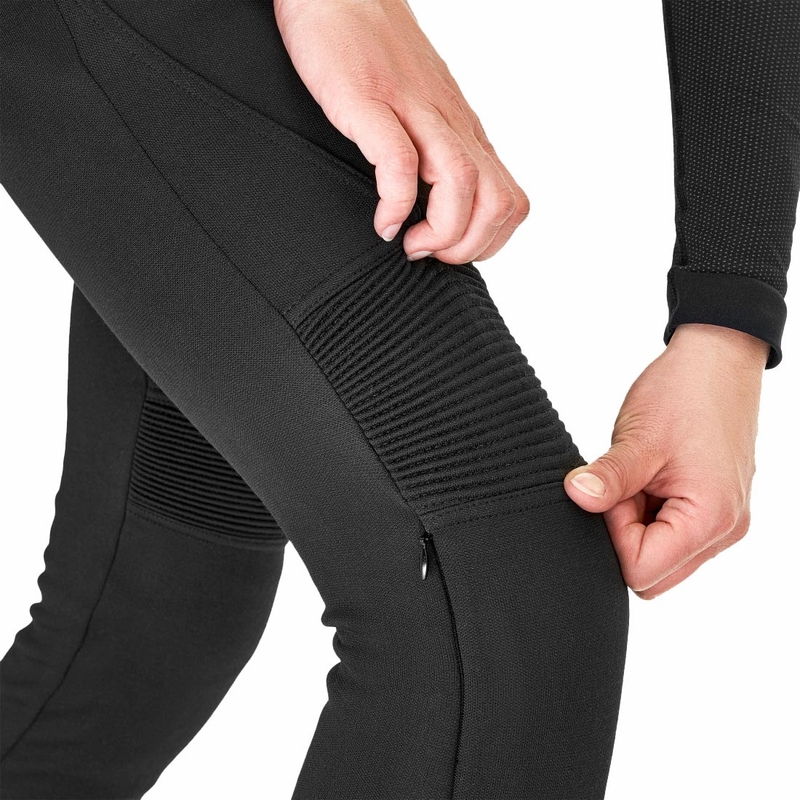 Pantalones de moto largos para mujer Shima Vesper negros