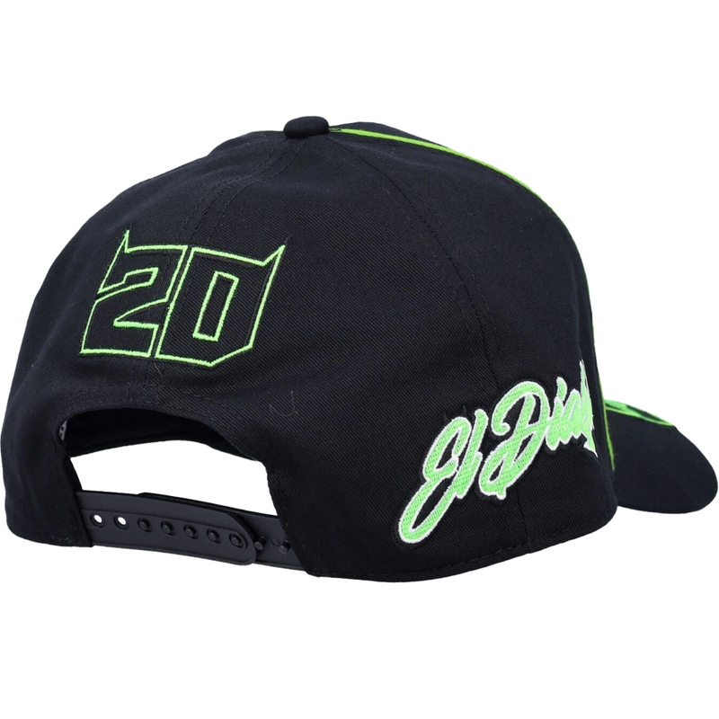 Gorra Monster Fabio Quartararo 20 Outline Negra