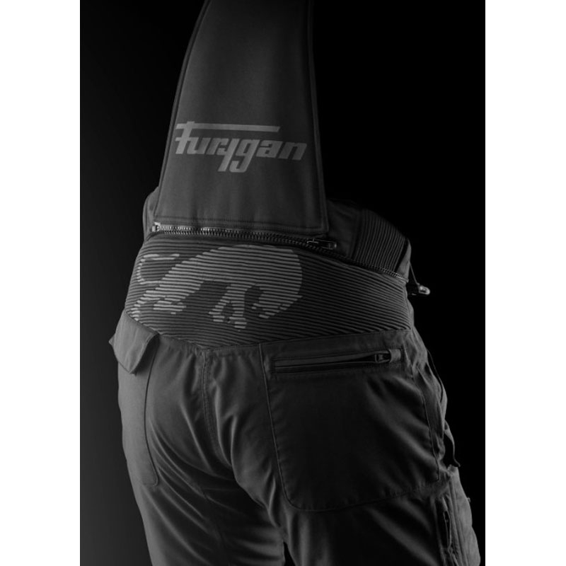 Pantalones de moto Furygan Redington 3C PRIMALOFT® negros