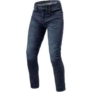 Pantalones vaqueros de moto Revit Carlin SK Extra Cropped, azul oscuro