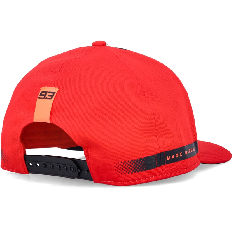 Gorra Ducati Marc Marquez Mid Visor Pixelled 93 negra y roja