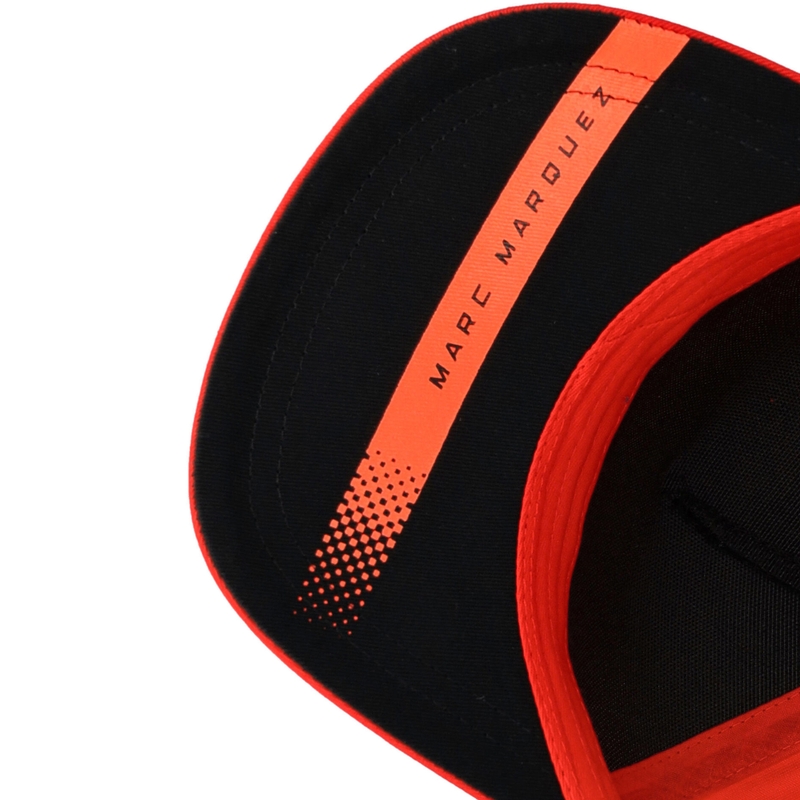 Gorra Ducati Marc Marquez Mid Visor Pixelled 93 negra y roja