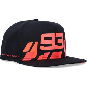 Gorra plana Ducati Marc Marquez 93 Rectángulos rojos negros