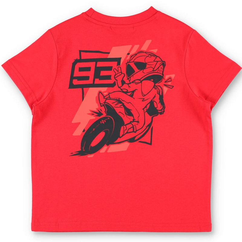 Camiseta infantil Ducati Marc Márquez Graphic Bike roja