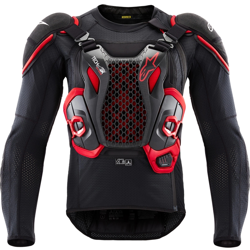 Chaleco airbag para moto Alpinestars TECH-AIR®OFF-ROAD negro-rojo