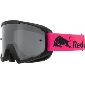 Gafas de motocross Red Bull Spect Whip negras con lente plateada