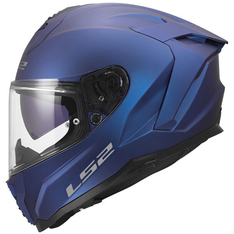 Casco integral de motocicleta LS2 FF817 Challenger II Solid azul marino mate