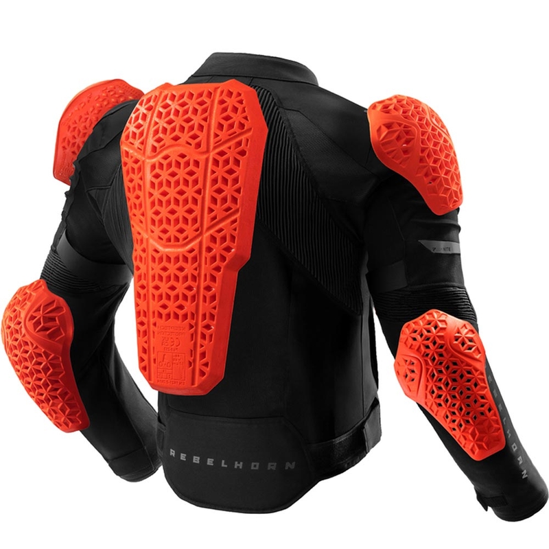 Chaqueta de moto Rebelhorn Vandal 2 Air negra