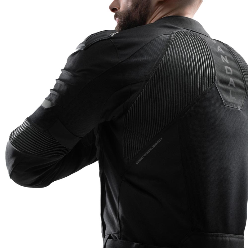 Chaqueta de moto Rebelhorn Vandal 2 Air negra