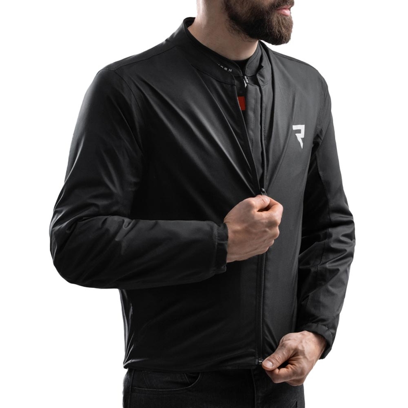 Chaqueta de moto Rebelhorn Vandal 2 Air negra y roja