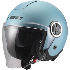 Casco de moto abierto LS2 OF620 Classy Solid azul perla mate
