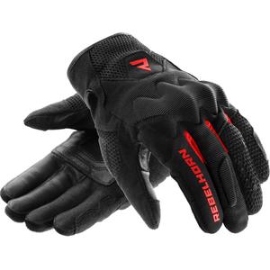 Guantes de moto Rebelhorn Core negro-rojo
