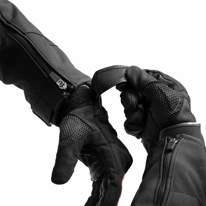 Guantes de moto Rebelhorn Core negro-rojo
