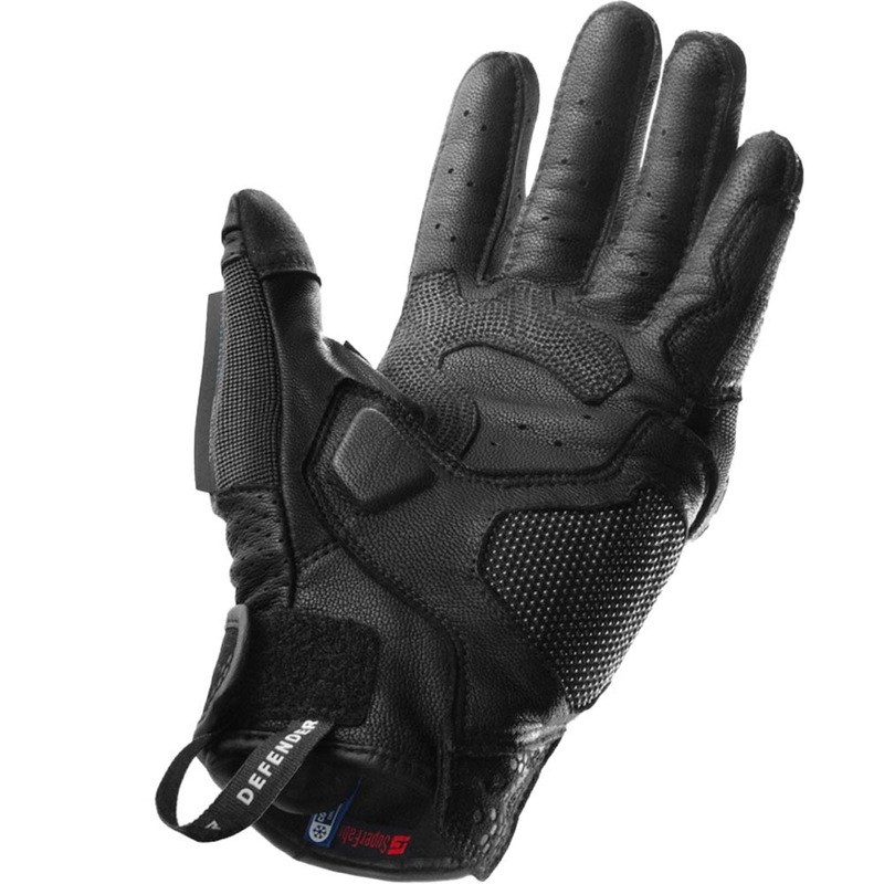 Guantes de moto Rebelhorn Defender negros