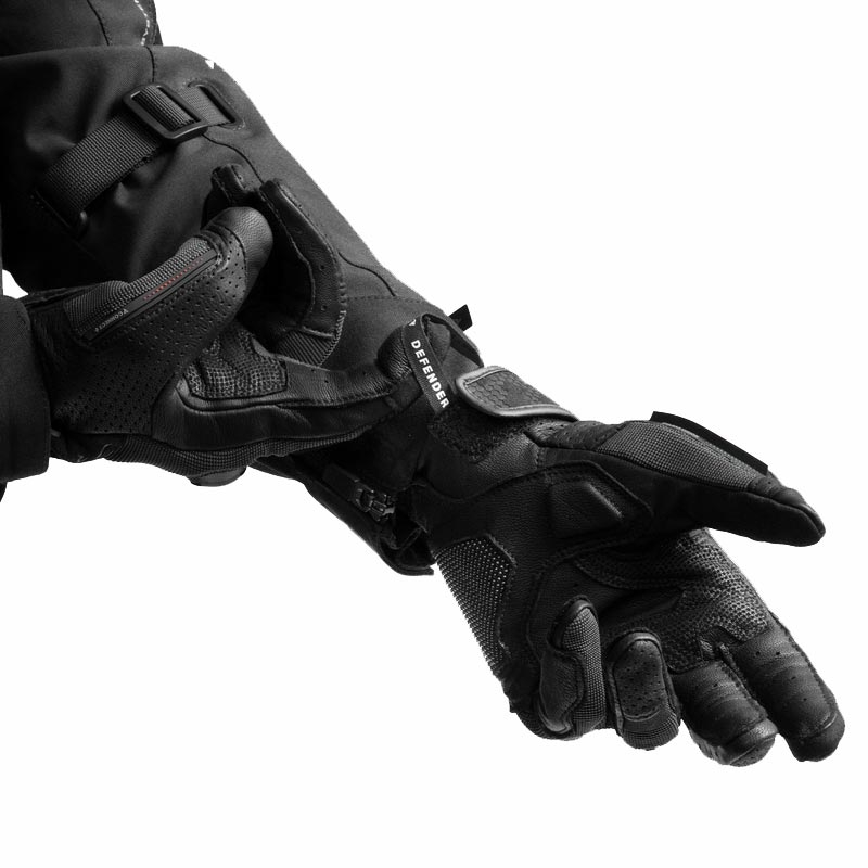 Guantes de moto Rebelhorn Defender negros