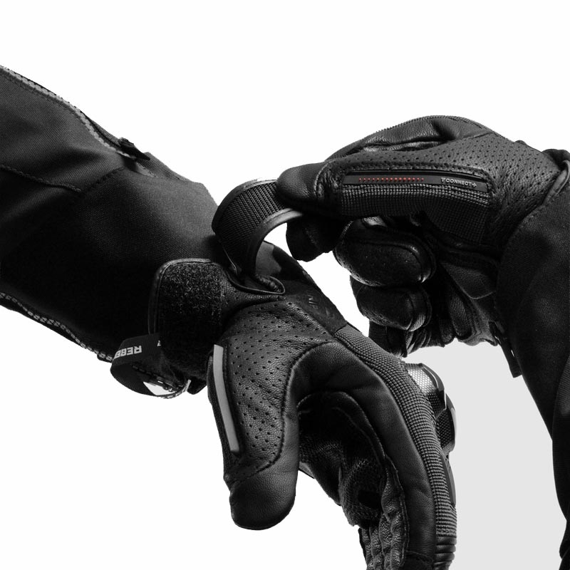 Guantes de moto Rebelhorn Defender negros