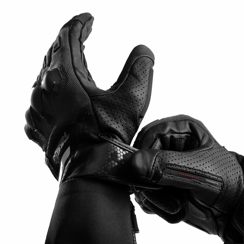 Guantes de moto Rebelhorn Defender negros