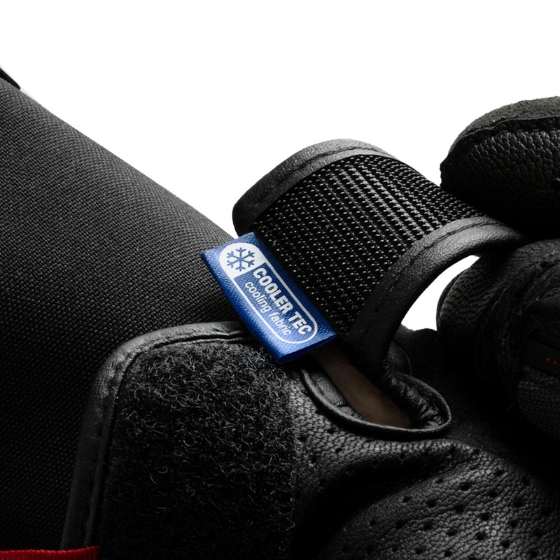 Guantes de moto Rebelhorn Defender negro-rojo