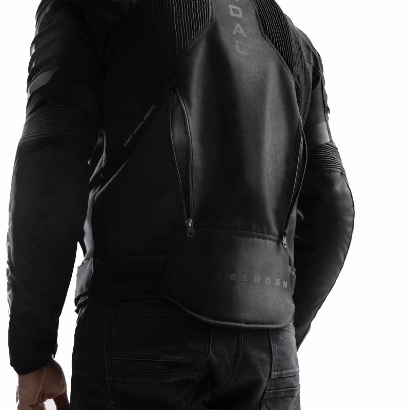 Chaqueta de moto Rebelhorn Vandal 2 negra