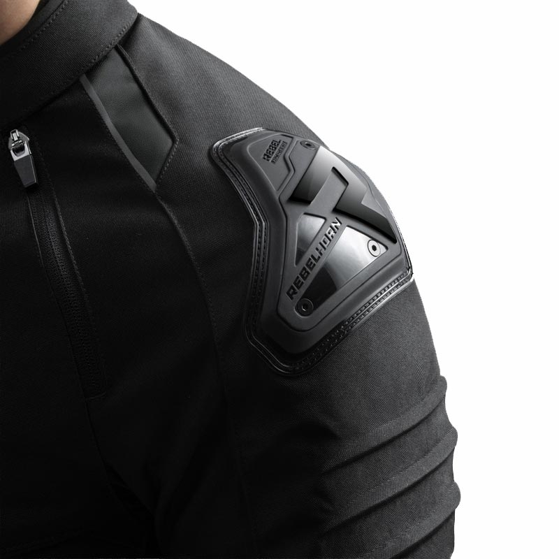 Chaqueta de moto Rebelhorn Vandal 2 negra