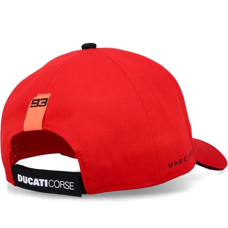 Gorra roja Ducati Corse Marc Marquez Big 93
