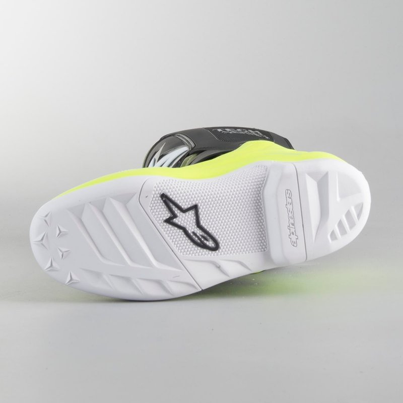 Dětské boty na motorku Alpinestars Tech 7 S černo-zeleno-fluo žluté