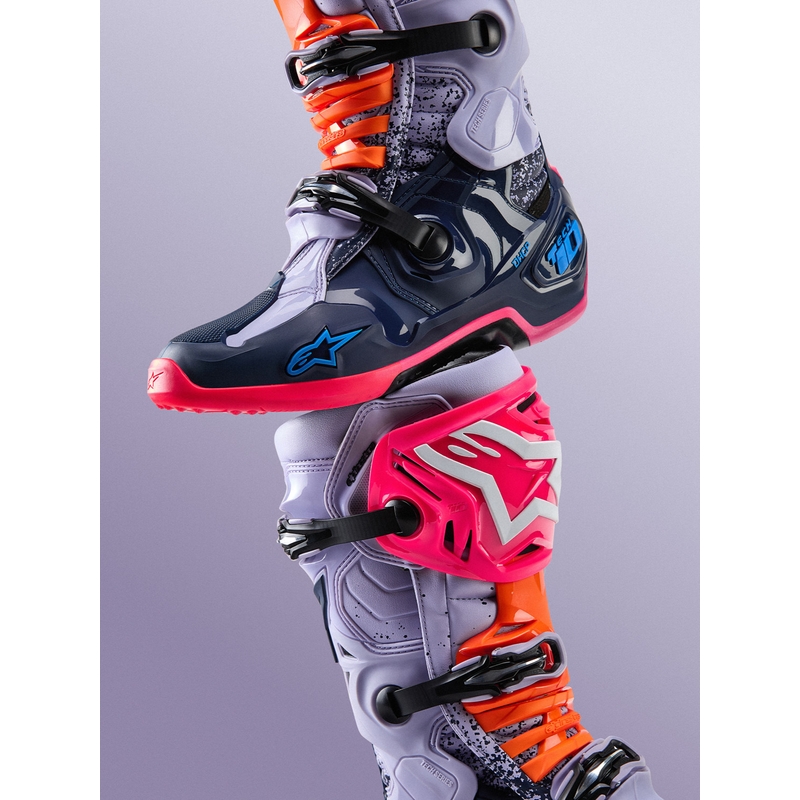 Botas de motocross Alpinestars TECH 10 Limited Edition Records en color negro