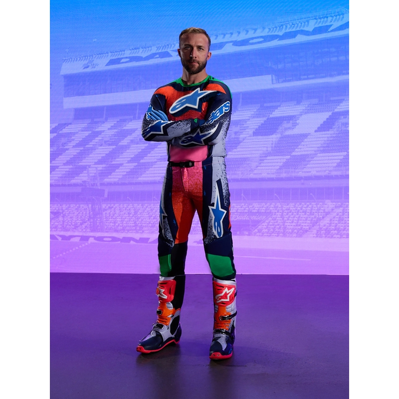 Botas de motocross Alpinestars TECH 10 Limited Edition Records en color negro