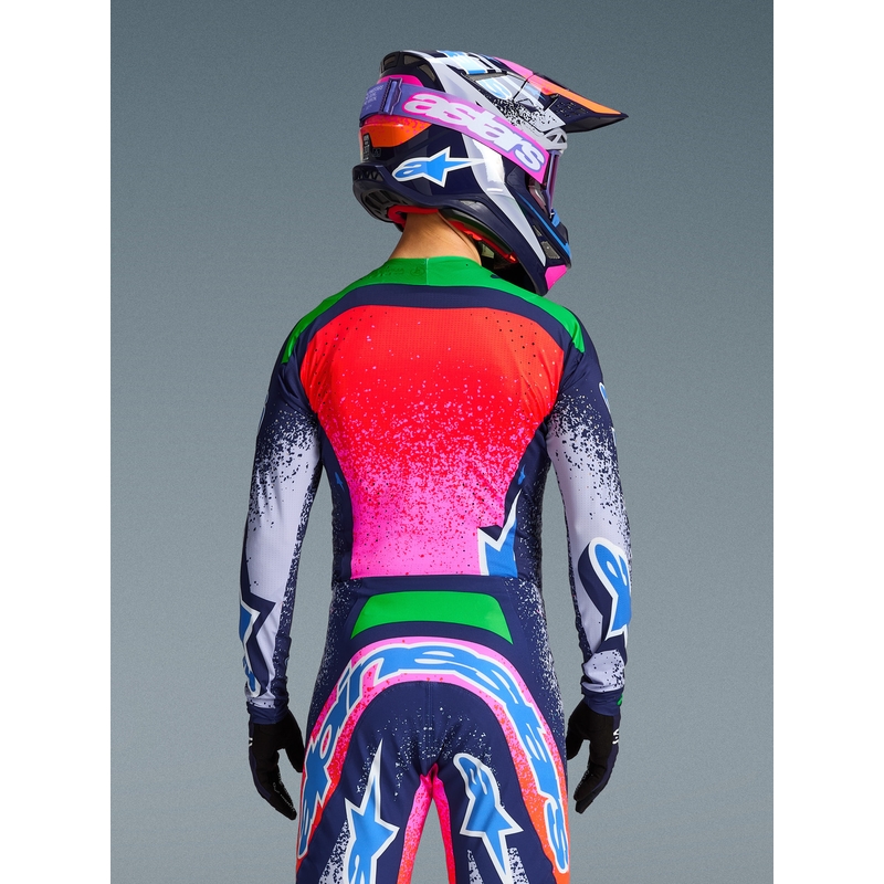 Camiseta de motocross Alpinestars Supertech Limited Edition Records - Gris