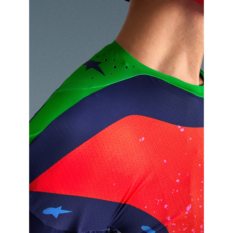 Camiseta de motocross Alpinestars Supertech Limited Edition Records - Gris