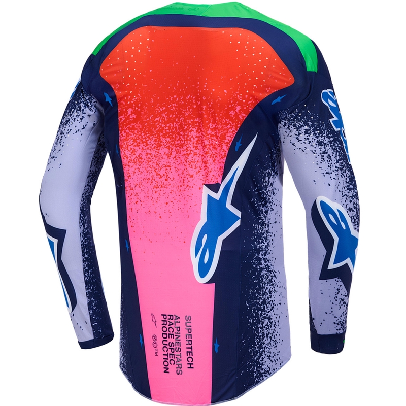 Camiseta de motocross Alpinestars Supertech Limited Edition Records - Gris