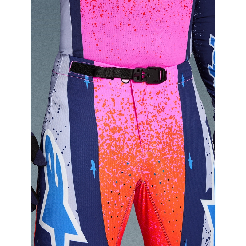 Pantalones de motocross Alpinestars Supertech Limited Edition Records grises