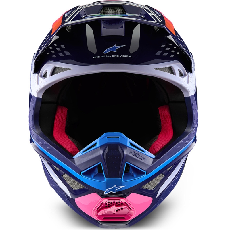 Casco de motocross Alpinestars Supertech S-M10 Limited Edition Records gris