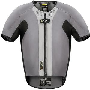 Chaleco airbag con sistema TECH-AIR®5 V2 de Alpinestars en gris y negro