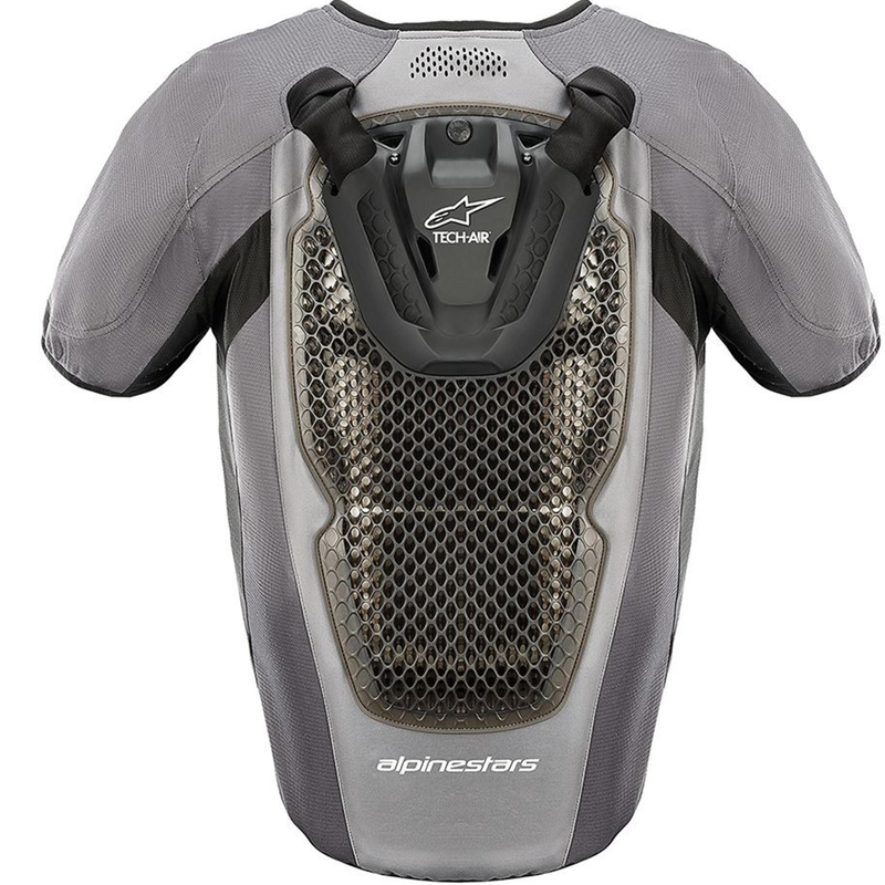 Chaleco airbag con sistema TECH-AIR®5 V2 de Alpinestars en gris y negro