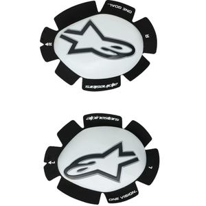 Deslizadores Alpinestars GP Plus 2 piezas blanco-negro