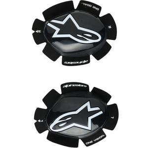 Deslizadores Alpinestars GP Plus (2 unidades), color negro y blanco