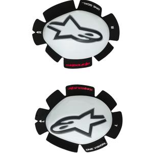 Deslizadores de rodilla Alpinestars GP Tech blanco-negro
