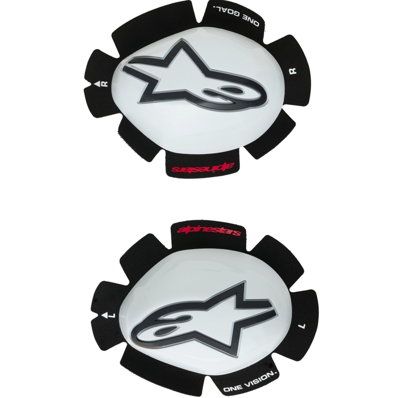 Deslizadores de rodilla Alpinestars GP Tech blanco-negro