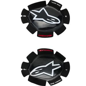 Deslizadores de rodilla Alpinestars GP Tech en blanco y negro