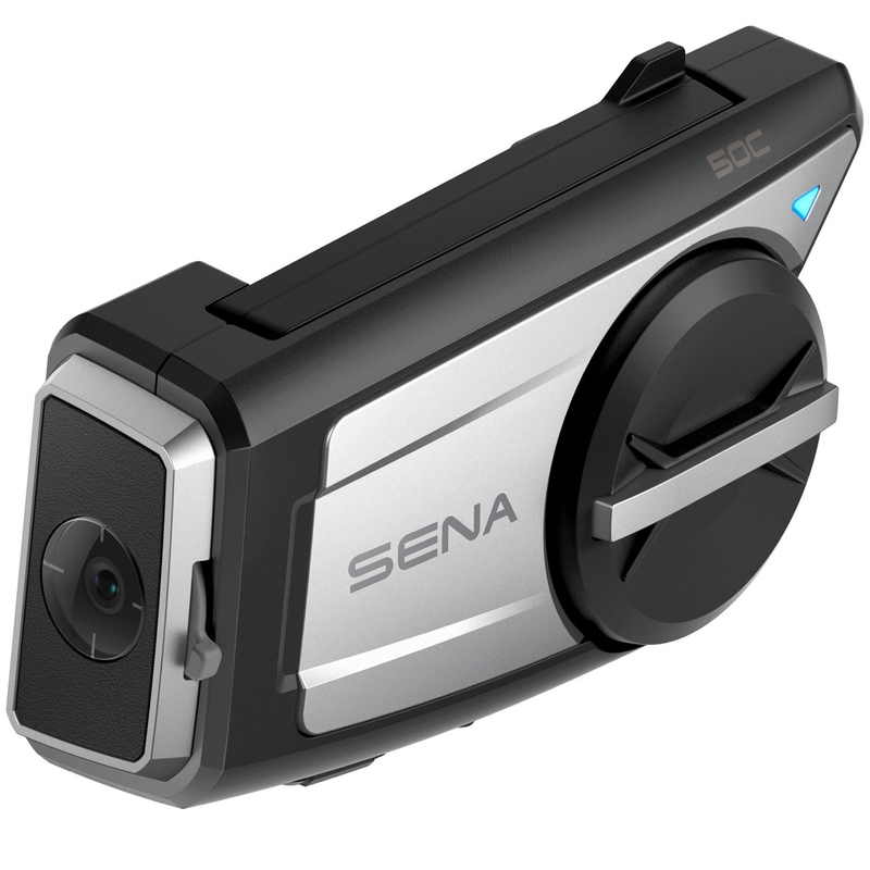 Casco telefónico de malla SENA 50C con cámara 4K