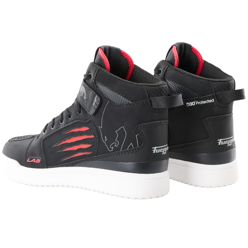 Botas de moto Furygan Tarmac D3O® negro-rojo