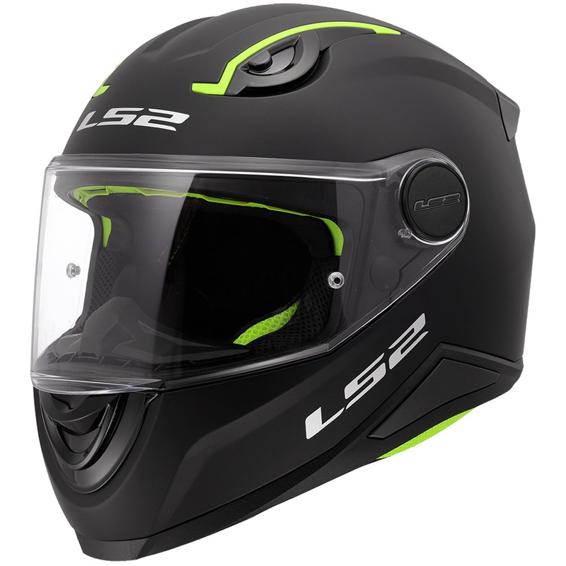 Casco integral de motocicleta para niños LS2 FF812 Solid negro mate