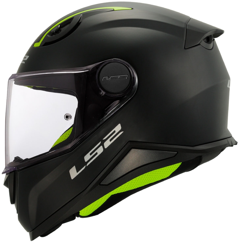 Casco integral de motocicleta para niños LS2 FF812 Solid negro mate