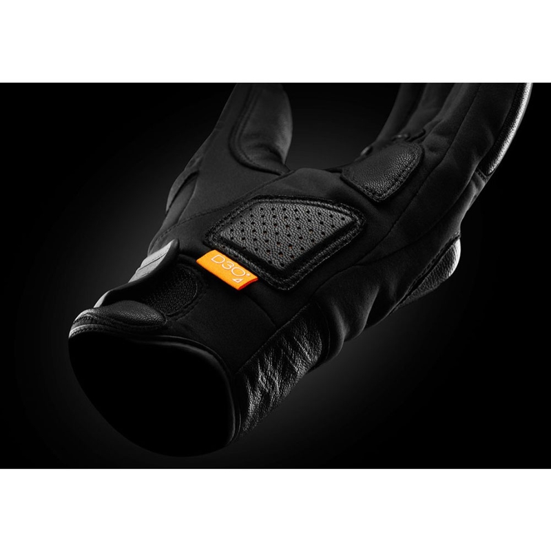 Guantes de motocicleta Furygan TD Soft D3O® PRIMALOFT® negros