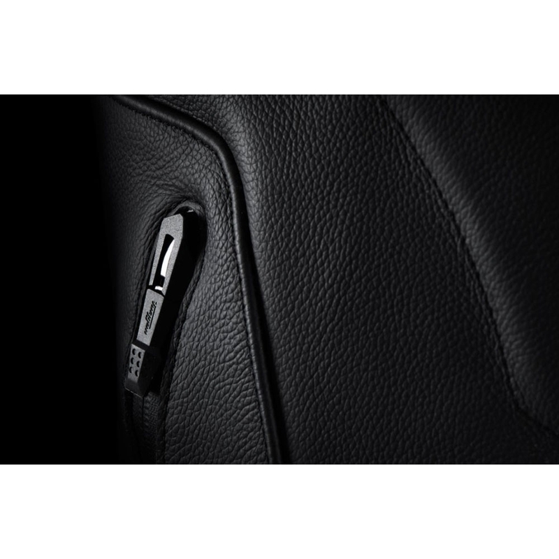 Chaqueta de moto de cuero Furygan Raptor Evo 3 en blanco y negro.
