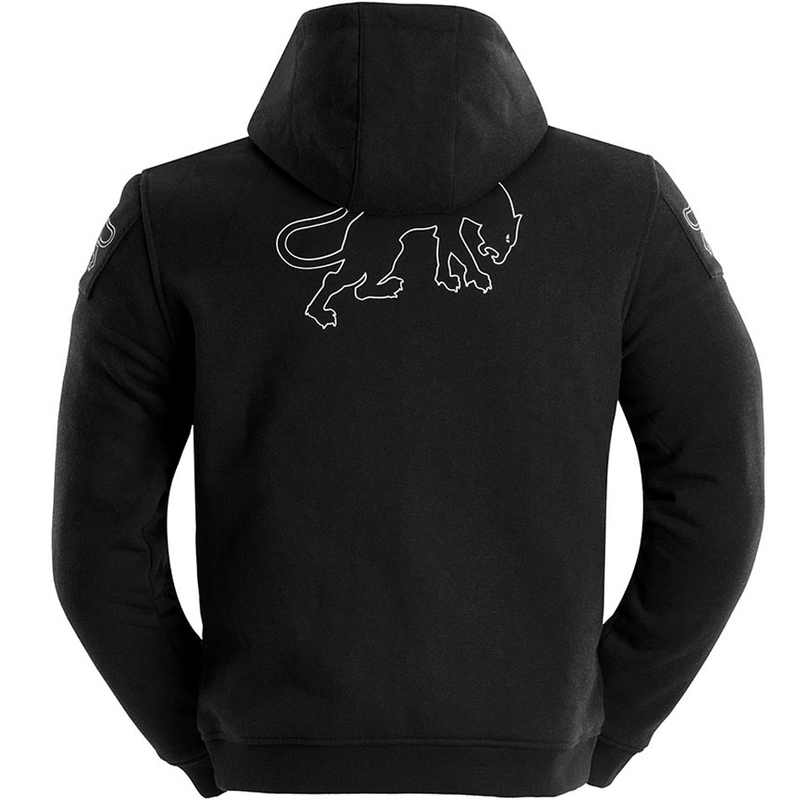 Chaqueta de moto Furygan Livio X Kevlar® negra y blanca